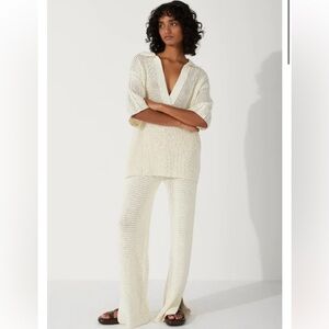 ZULU & ZEPHYR - MILK COTTON CROCHET SHIRT
